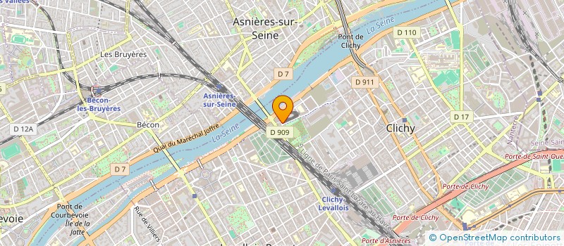localisation de l'entreprise SELARL A.V.E. ARCHITECTURE  CLICHY