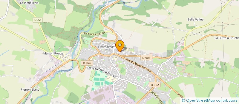 localisation de l'entreprise SELARL ACCV DENTAL à DOMFRONT-EN-POIRAIE