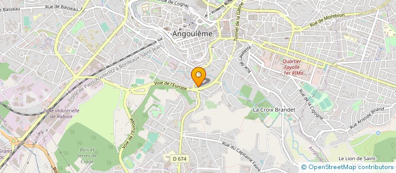 localisation de l'entreprise SELARL ACN ASSOCIES à ANGOULEME