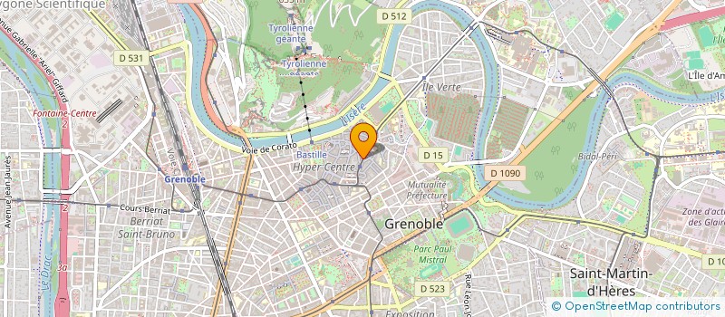 localisation de l'entreprise SELARL ADELINE GOLVET à GRENOBLE