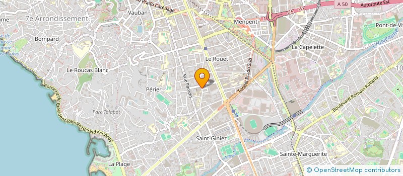 localisation de l'entreprise SELARL ADM à MARSEILLE