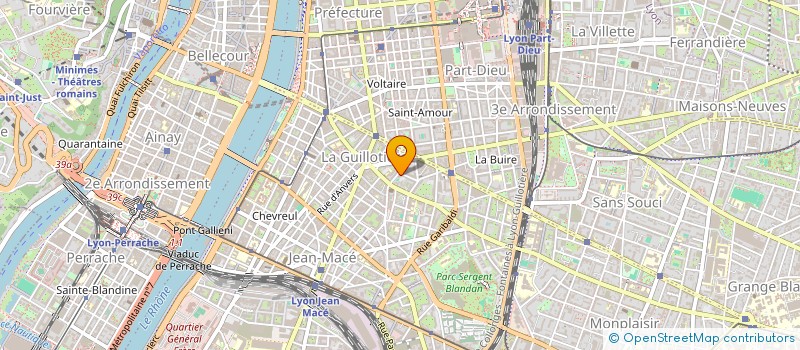 localisation de l'entreprise SELARL ALEXANDRE BRUYERE ET THOMAS BOURLIERE à LYON