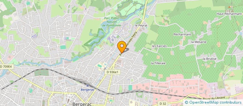 localisation de l'entreprise SELARL ALIENOR à BERGERAC