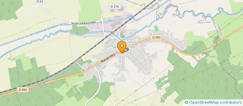 localisation de l'entreprise SELARL ALINE BITTMANN - OLIVIER COLSON, NOTAIRES  SERMAIZE-LES-BAINS