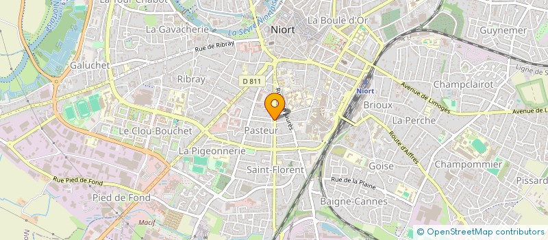 localisation de l'entreprise SELARL ALINORE  NIORT