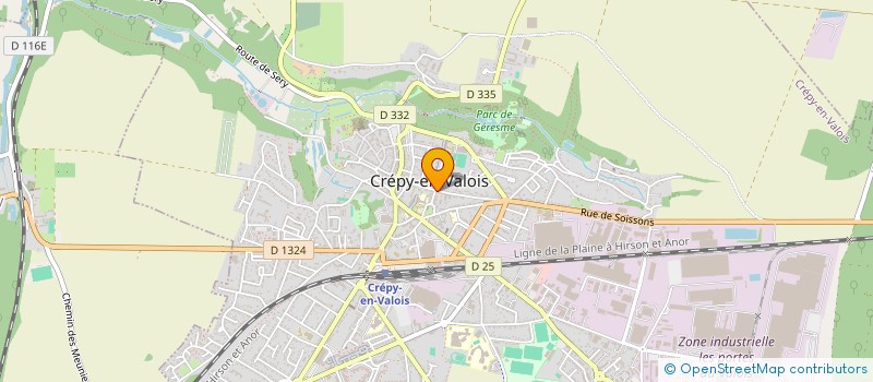 localisation de l'entreprise SELARL ALLARD AVOCAT  CREPY-EN-VALOIS