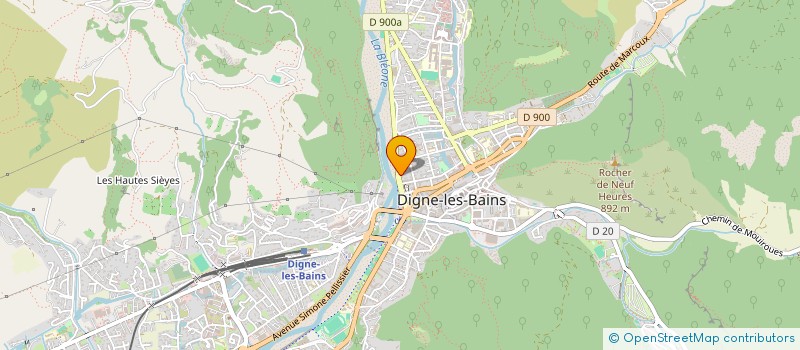 localisation de l'entreprise SELARL ALLIQUEN à DIGNE-LES-BAINS