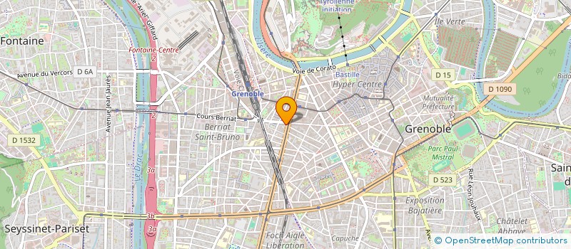 localisation de l'entreprise SELARL ALPMED DOCTEUR LEBAYLE à GRENOBLE