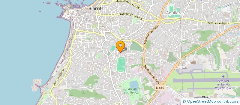 localisation de l'entreprise SELARL AMADEO  BIARRITZ