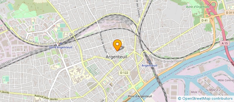 localisation de l'entreprise SELARL AMELIE MEYSSON, COMMISSAIRE-PRISEUR JUDICIAIRE à ARGENTEUIL