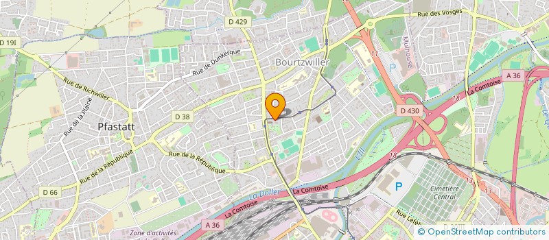 localisation de l'entreprise SELARL AMIM  MULHOUSE