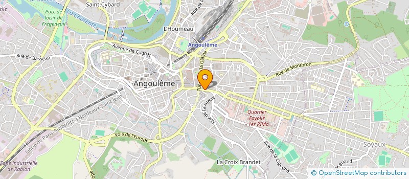 localisation de l'entreprise SELARL AMORY à ANGOULEME