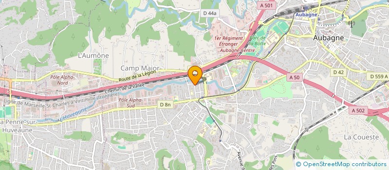 localisation de l'entreprise SELARL ANDRE BROUILLET à AUBAGNE