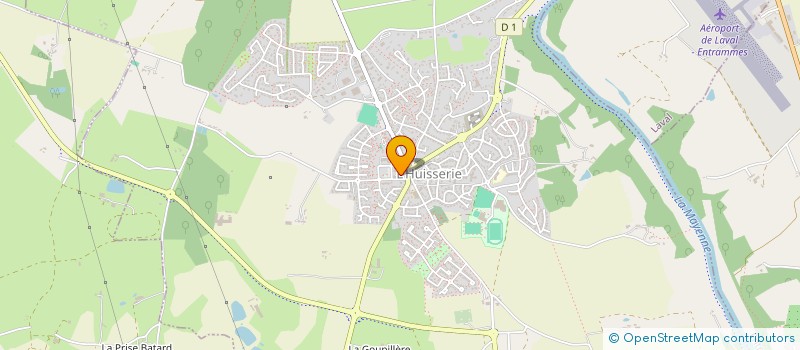 localisation de l'entreprise SELARL ANDRE MARIE  L'HUISSERIE