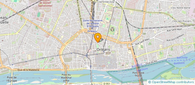 localisation de l'entreprise SELARL ANDREANNE SACAZE  ORLEANS