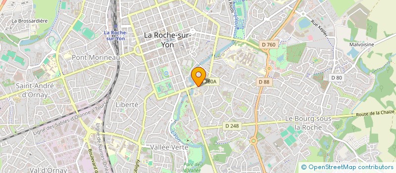 localisation de l'entreprise SELARL ANIMEA à LA ROCHE-SUR-YON