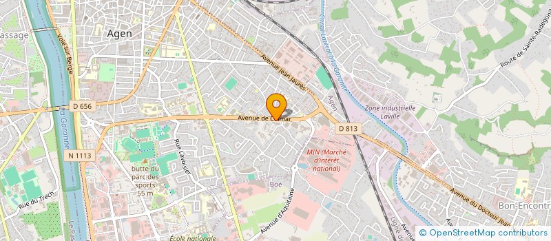 localisation de l'entreprise SELARL ANNABELLE SAFFORES  AGEN