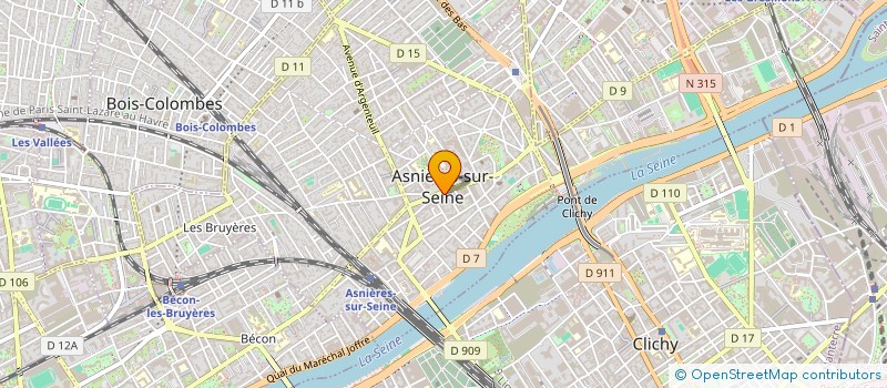 localisation de l'entreprise SELARL ANNE-KARIN KOUDELLA  ASNIERES-SUR-SEINE