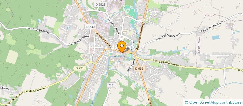 localisation de l'entreprise SELARL ANNE-LAURE ANGLADE  CASTELJALOUX