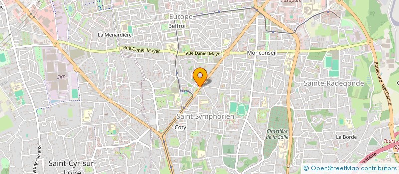 localisation de l'entreprise SELARL ANNE-MARIE GUENNOC  TOURS