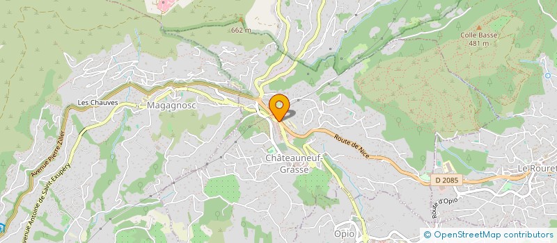 localisation de l'entreprise SELARL ANNE POLVERELLI  CHATEAUNEUF-GRASSE