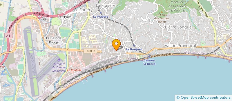 localisation de l'entreprise SELARL ANNE QUILLIEC à CANNES