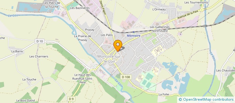 localisation de l'entreprise SELARL ANTONY BERTHELOT ET THOMAS LEMOINE, NOTAIRES à MONTOIRE-SUR-LE-LOIR