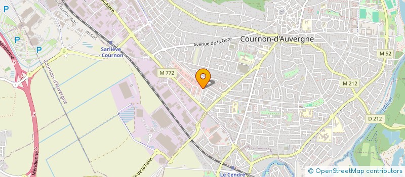 localisation de l'entreprise SELARL APOLLINE BONNEFONT à COURNON-D'AUVERGNE