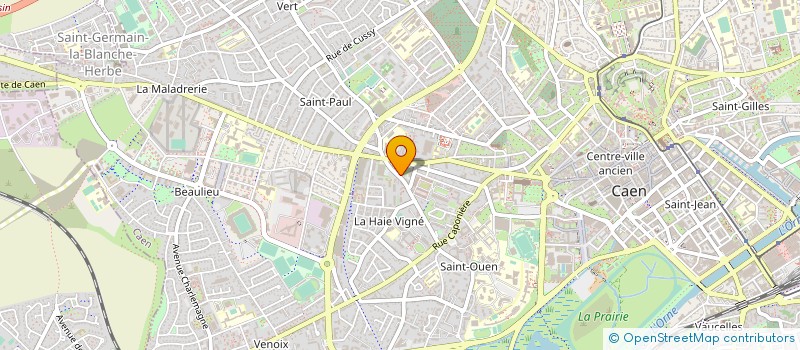 localisation de l'entreprise SELARL APOLLINE L EQUIPE DENTAIRE à CAEN