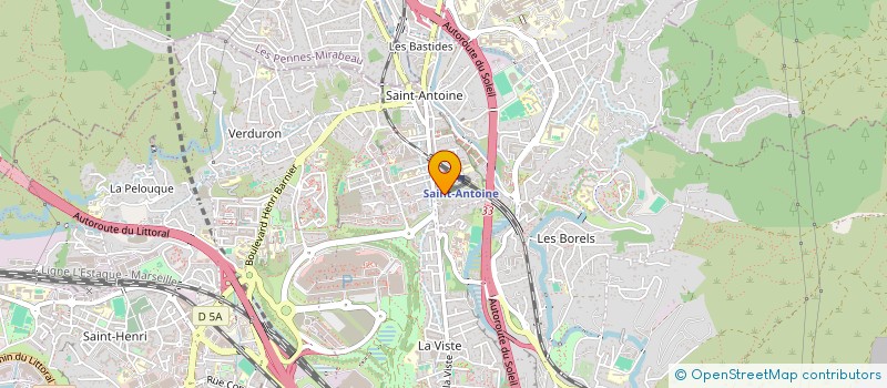 localisation de l'entreprise SELARL ARAB-TANI EQUILIBRE ET SOINS à MARSEILLE
