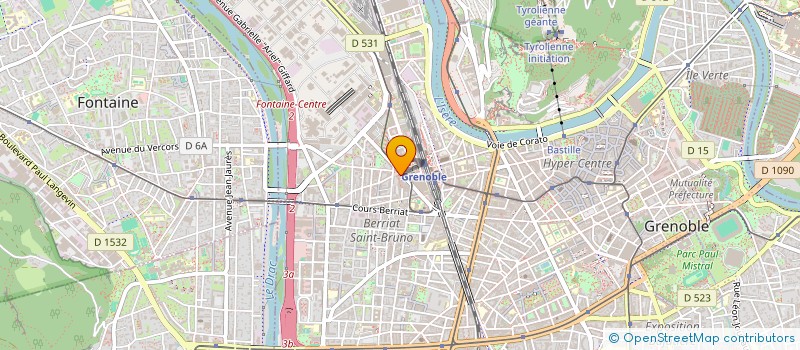 localisation de l'entreprise SELARL ARBOR, TOURNOUD & ASSOCIES à GRENOBLE