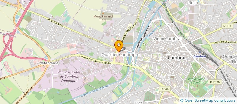 localisation de l'entreprise SELARL ARNAUD DEUDON à LILLE