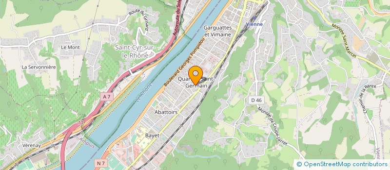 localisation de l'entreprise SELARL ARPENTEURS à VIENNE
