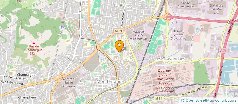 localisation de l'entreprise SELARL ARVEUF  CLERMONT-FERRAND