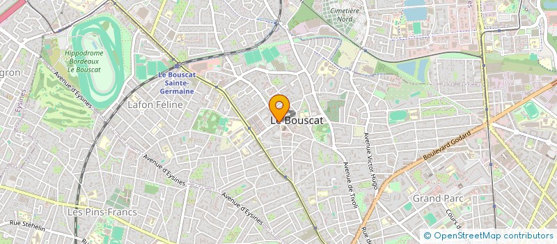 localisation de l'entreprise SELARL AUDEBERT à LE BOUSCAT