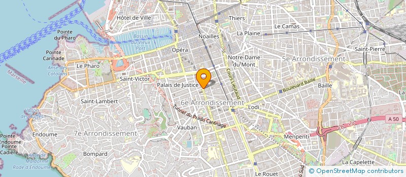 localisation de l'entreprise SELARL AUDREY BABIN  MARSEILLE