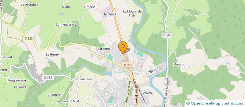 localisation de l'entreprise SELARL AUVERVET à COURPIERE