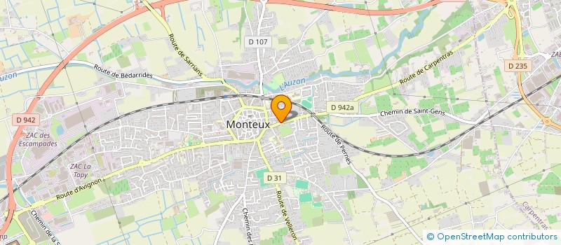 localisation de l'entreprise SELARL B 3  MONTEUX