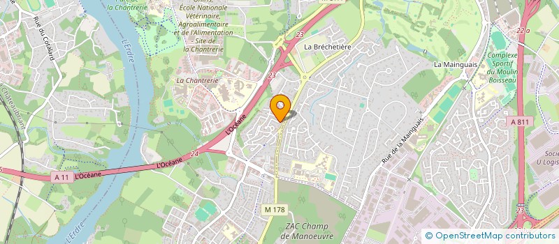 localisation de l'entreprise SELARL BABOUCHE NAFISSA  NANTES