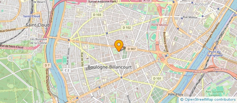 localisation de l'entreprise SELARL BACHTOULA à BOULOGNE-BILLANCOURT