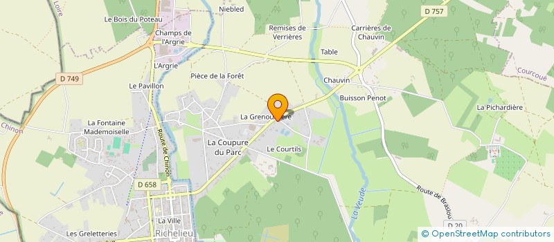 localisation de l'entreprise SELARL BARANGE FREDERIC  CHAVEIGNES