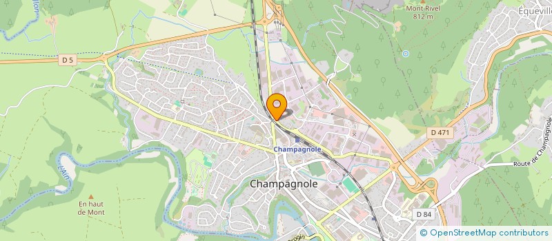 localisation de l'entreprise SELARL BARDET LHOMME à CHAMPAGNOLE