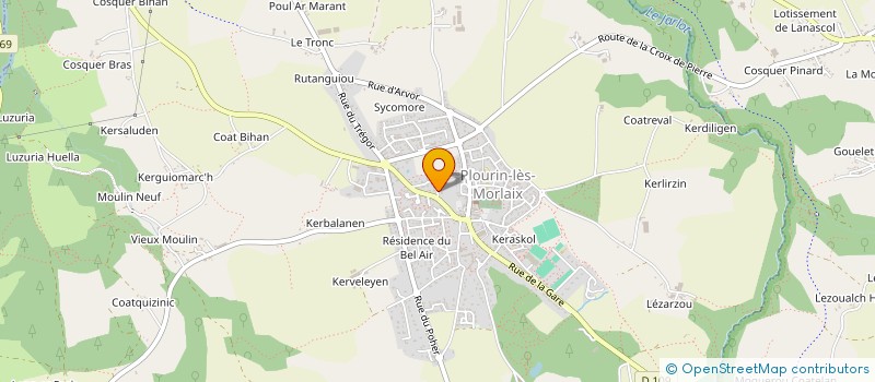 localisation de l'entreprise SELARL BARTHA DANIELA  PLOURIN-LES-MORLAIX