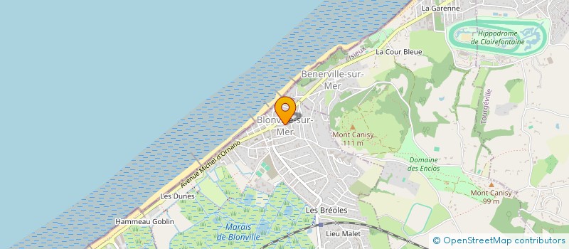 localisation de l'entreprise SELARL BAUDON à BENERVILLE-SUR-MER