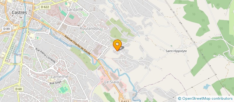 localisation de l'entreprise SELARL BEILLARD DERMATOLOGIE  CASTRES