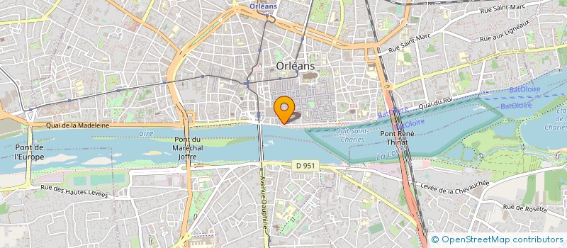 localisation de l'entreprise SELARL BENARD à ORLEANS