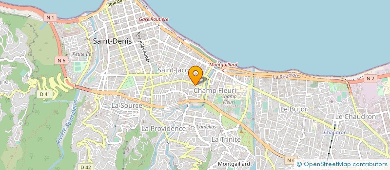 localisation de l'entreprise SELARL BENASSI à SAINT-DENIS