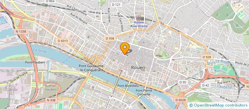 localisation de l'entreprise SELARL BENEDICTE DE LA POTTERIE  ROUEN