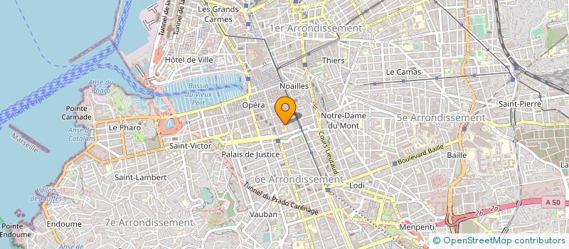 localisation de l'entreprise SELARL BENHAIM & HUA  MARSEILLE