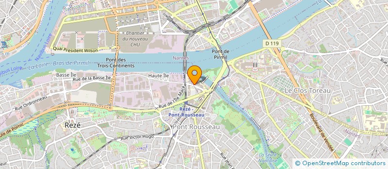 localisation de l'entreprise SELARL BENJAMIN LE JACQUES  NANTES